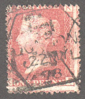 Great Britain Scott 33 Used Plate 191 - KD - Click Image to Close